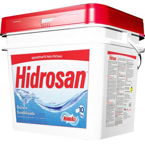 Hidrosan Plus Dicloro Estabilizado 10KG Hidroall