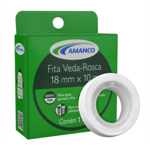Fita Veda Rosca 18mmX10m Amanco