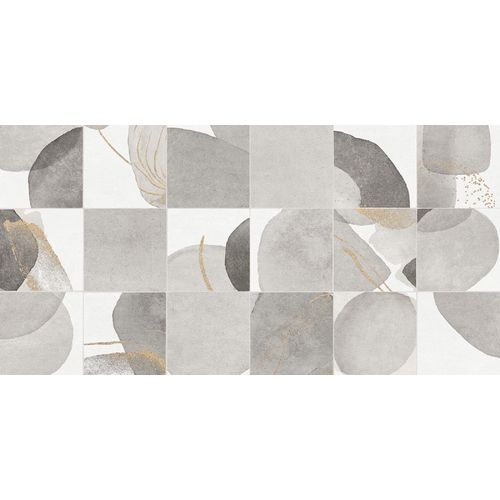 Porcelanato Artsy Gray Acetinado Glossy 62x121 Damme