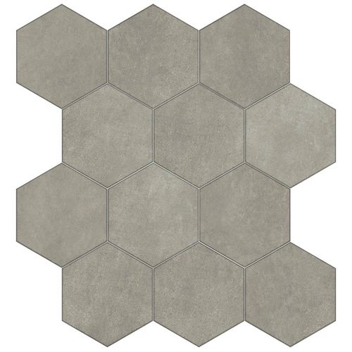 Porcelanato Hexa Cement Grey Mate 17x19,5 Sense