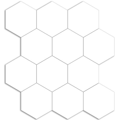 Porcelanato Hexa White Mate 17x19,5 Sense