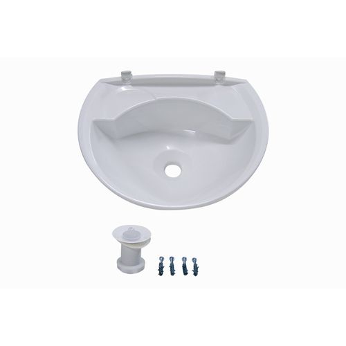 Lavatório Plástico 3,8L Branco 36X28cm Astra