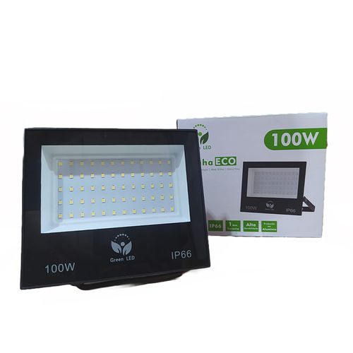 Refletor Green LED Eco 100W 6500K Up Led