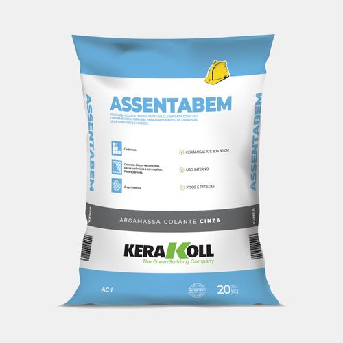 Argamassa Assentabem ACI Cinza 20Kg Kerakoll