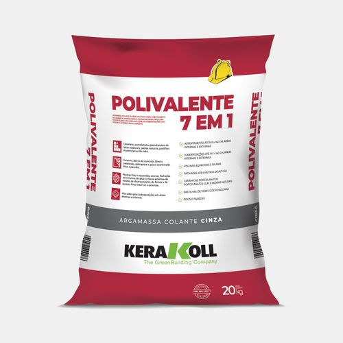 Argamassa Polivalente 7X1 Cinza 20Kg Kerakoll