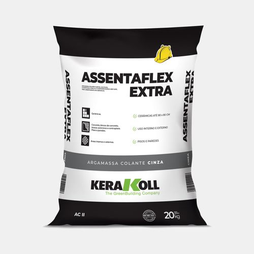 Argamassa Assentaflex ACII Extra Cinza 20Kg Kerakoll