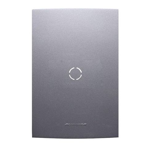 Placa Cega 4x2 com Saída para Fio Inova Pro Class Grafite Alumbra