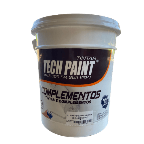Fundo Preparador Paredes H2O 18L Tech Paint