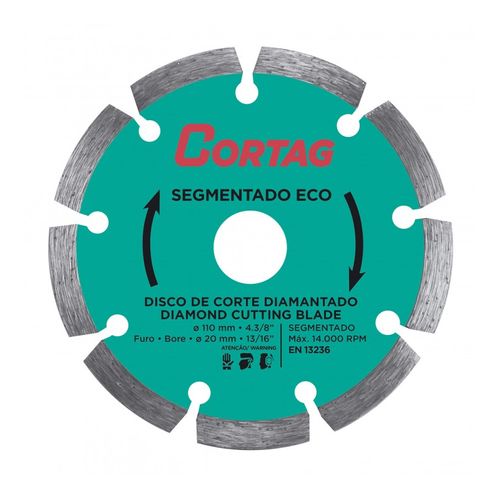 Disco Diamantado Segmentado Eco 110mm
