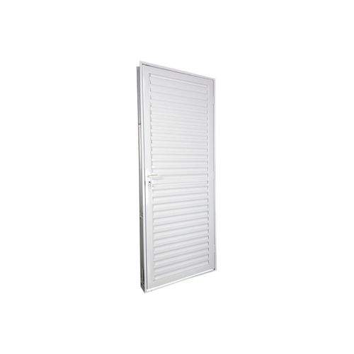 Porta Standard Alumínio Laminada Esquerda 75X2,15X12