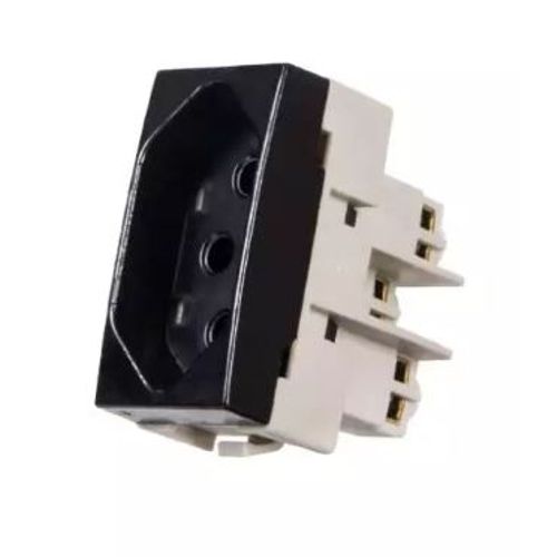 CLEAN TOMADA PADRAO BRASILEIRO 2P+T 10A EBONY