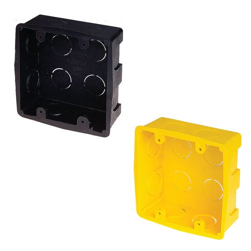 CAIXA DE LUZ 4X4 PRETA / AMARELA