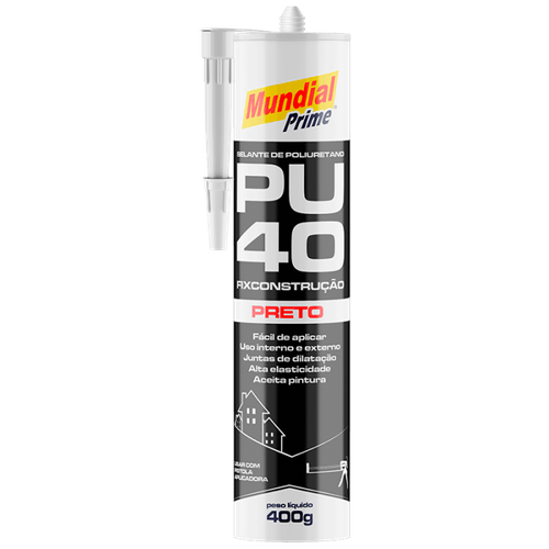 SELANTE PU40 PRETO 400G